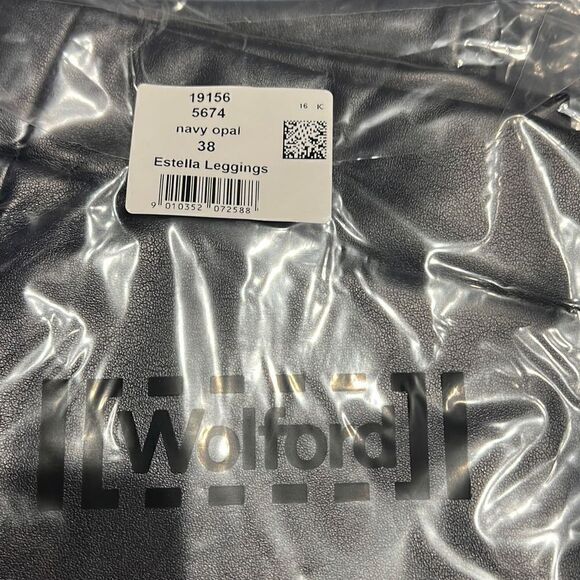 NWT Wolford Estella Faux Vegan Leggings Sz 8 - Picture 10 of 13